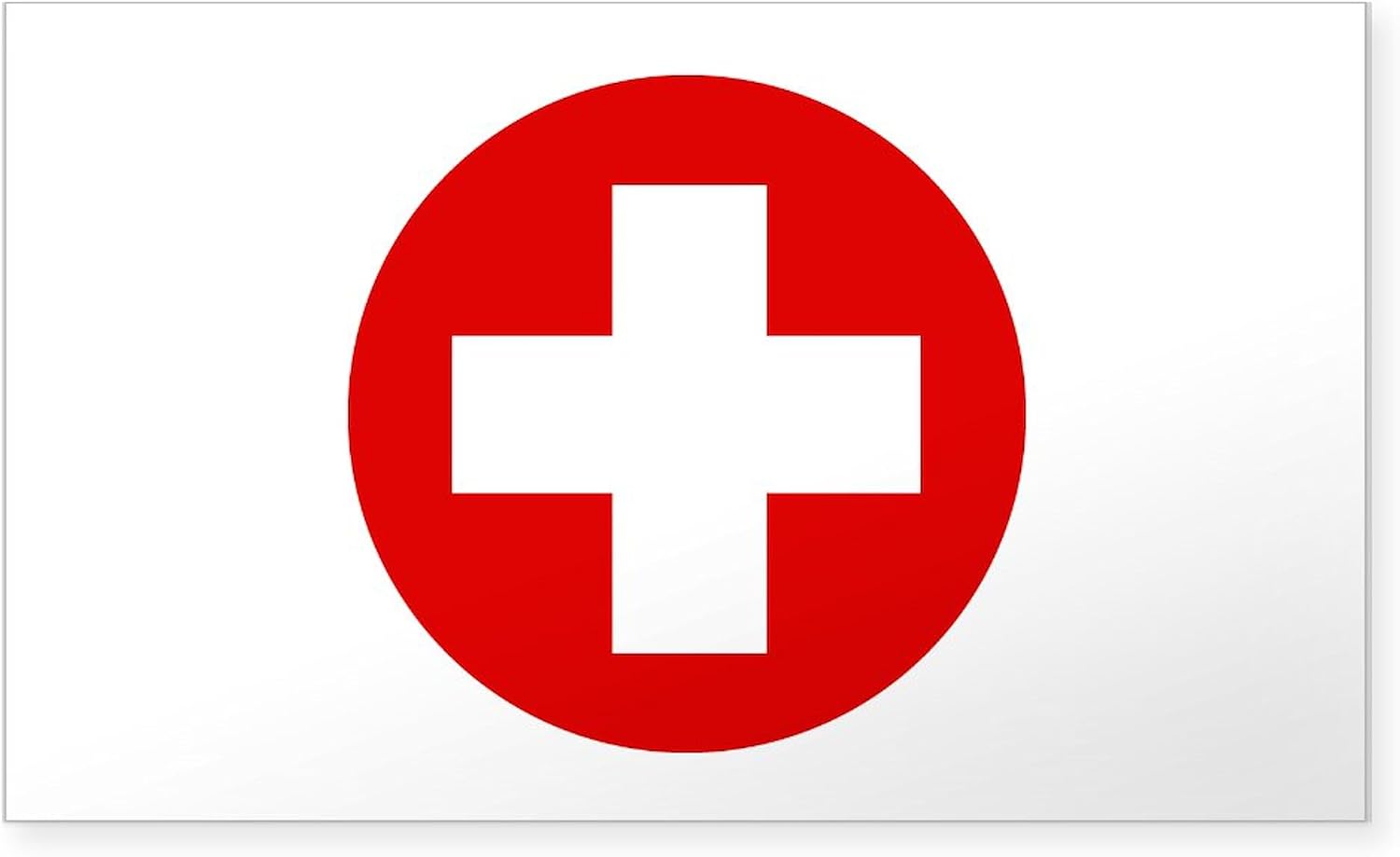 CafePress Emergency Kit Rectangle Bumper Sticker Car Decal