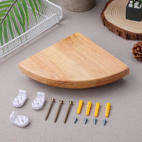 Estantería de Esquina Flotante para Pared: Solución de Madera para Ganar Espacio 8