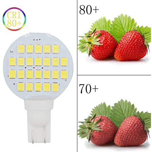 Grv T10 Led Light Bulb 24-2835 Smd Super Bright Lamp Ac/Dc 12-24V For Car Boat Rv Trailer Camper Motorhome Ceiling Dome Cool White Pack Of 6 #TOP5