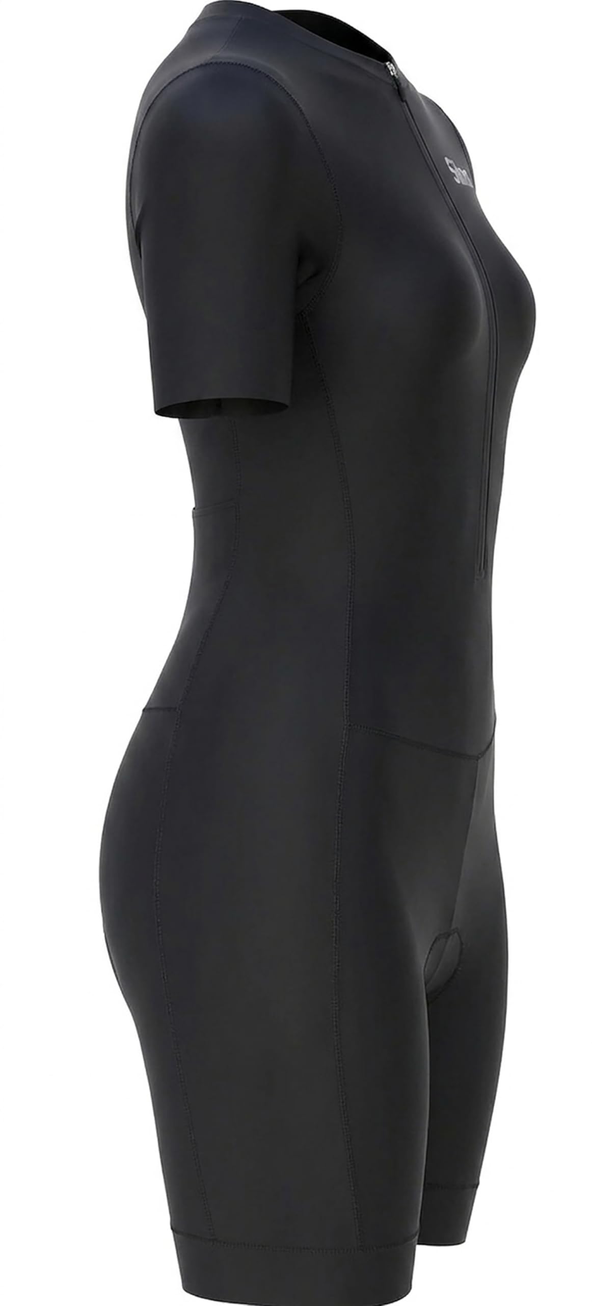 Sikma Tuta Ciclismo Donna Imbottita One Piece Trisuit Nera (Black/XL)