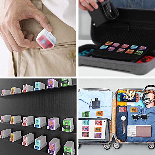 24 Pcs ACNH NFC Tags Game Cards for Amiibo New Horizons, Compatible with Nintendo Switch/Lite/Wii U/New 3DS with Case