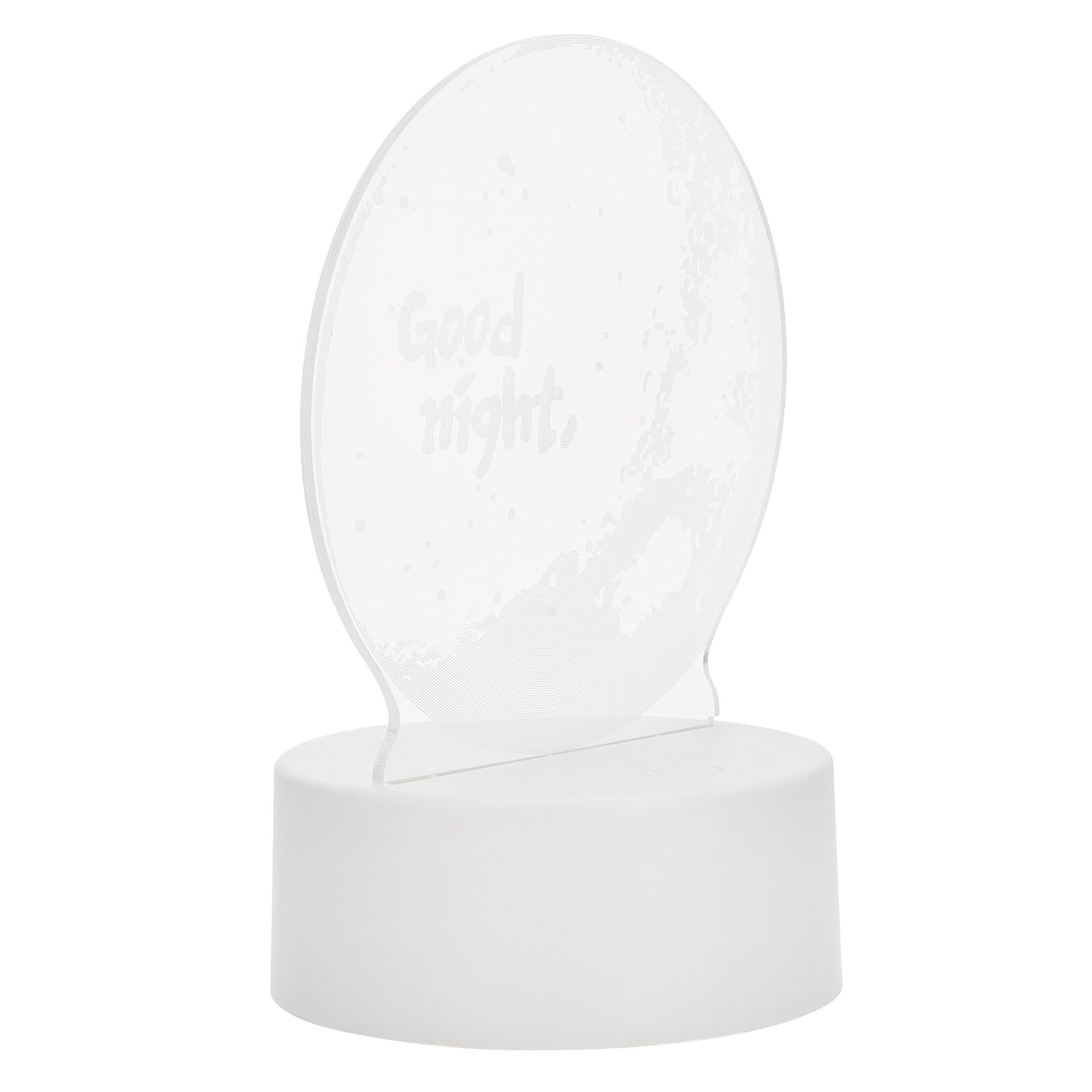 Tofficu 3D Touch Control Night Lamp Warm Yellow Light Bedside Desktop Lamp USB and Battery Powered Decorative Household