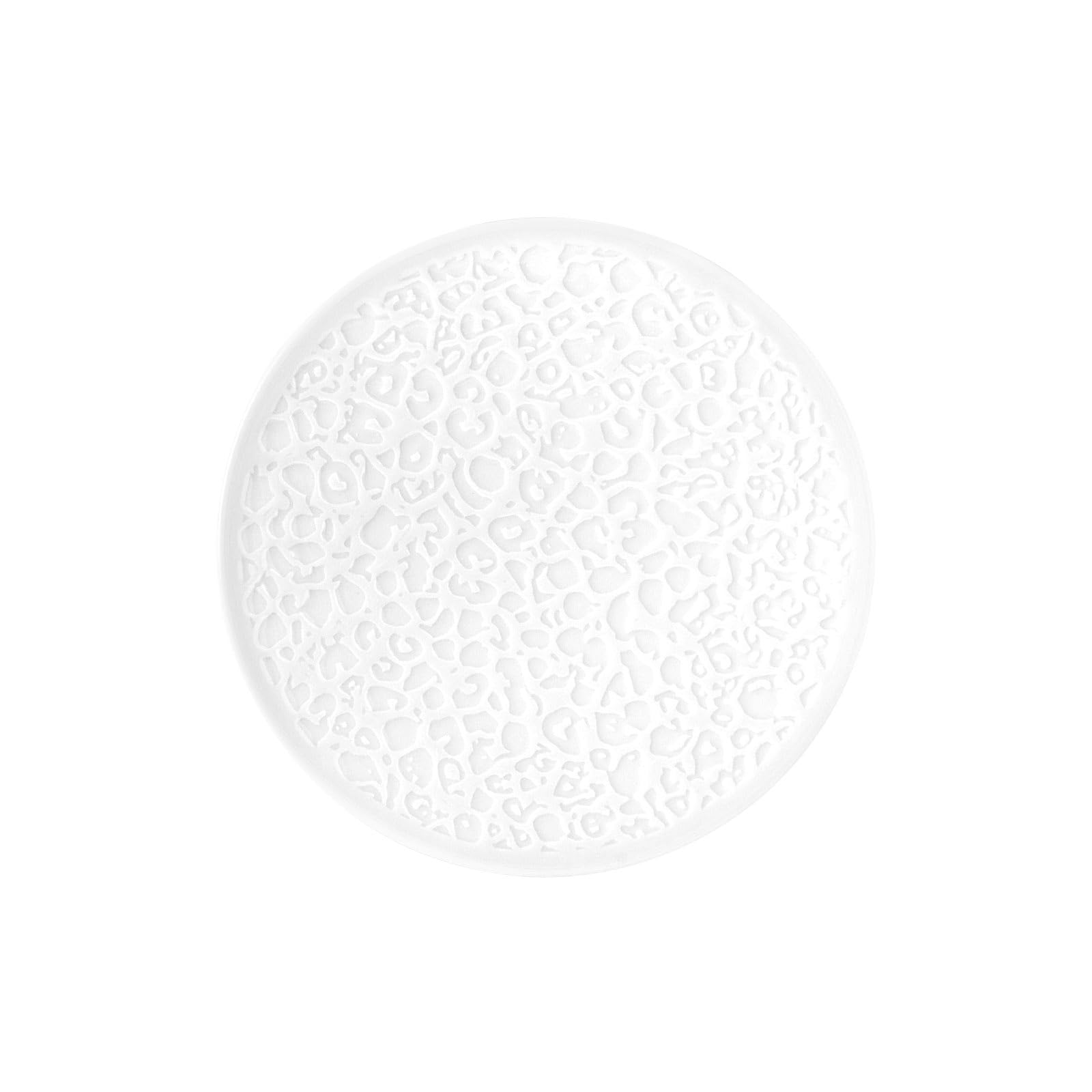 Seltmann Weiden Nori Home Brotteller, Runder Beilagenteller mit Vollrelief, ø 16,6 cm, Porzellan, Weiß, 6er Set