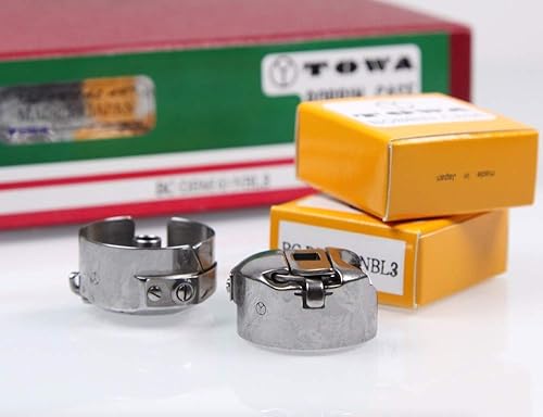 Miniatura 3 de 2 piezas originales TOWA Brand BC-DBM(4)-NBL3 Jumbo Bobbin Case para WANPING GC0303/GC6-7, Brother DB2-B748A/SN-7240-5 máquina de coser