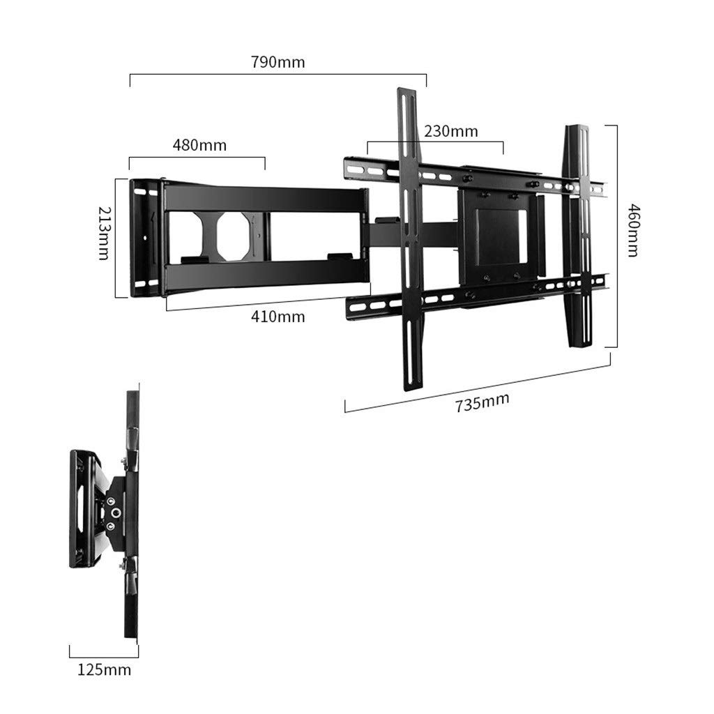Soporte para TV El Soporte de Pared para TV se Puede Girar e inclinar, lo cual es Adecuado para la mayoría de los Soportes de Montaje en Pared para TV de 26 a 40 Pulgadas y soporta 35 kg
