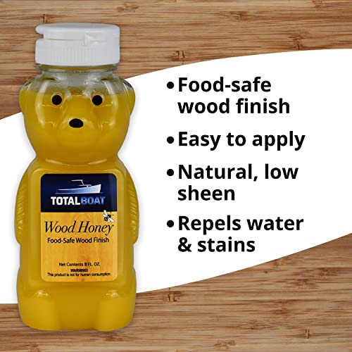 image for TotalBoat Wood Honey Food Safe Wood Finish - Wood Oil for Cutting Boar