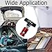 Hood Strut Clamp Hood Prop Rod Tool Up to Dia.3/8”Aluminum Alloy Lift Support Clamp with Brass Core Protection Car Hood Holder Car Hood Prop Spark Plug Gap