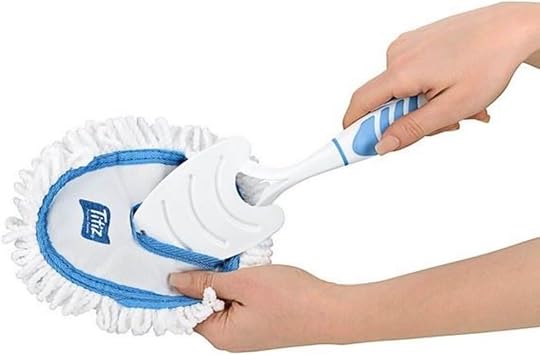 Mikrofiber Duster Toz Leke Kir Alıcı Temizleyici Tutacaklı Temizlik Bezi Aparatı Malzemesi