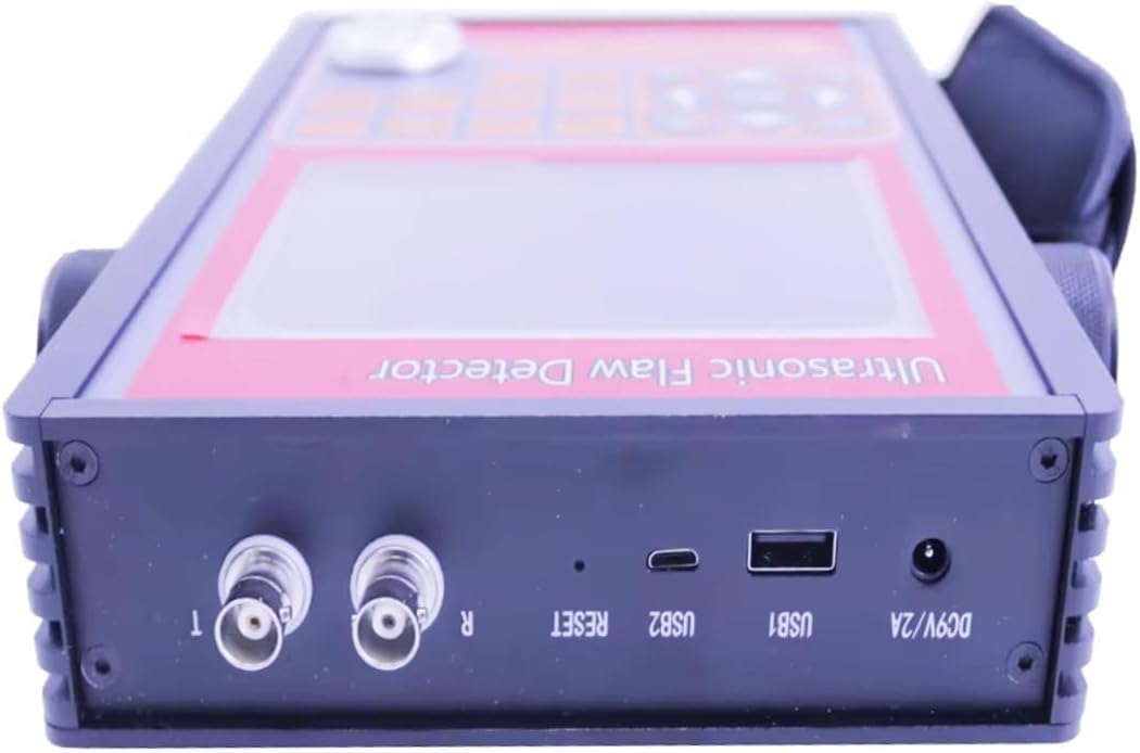 Ultrasonic Weld Inspector Digital Ultrasonic Flaw Detector with 1000-20000m/s Material Velocity 0-15000mm Range Used for Construction Steel Weld Testing Shipbuilding Component NDT Inspection