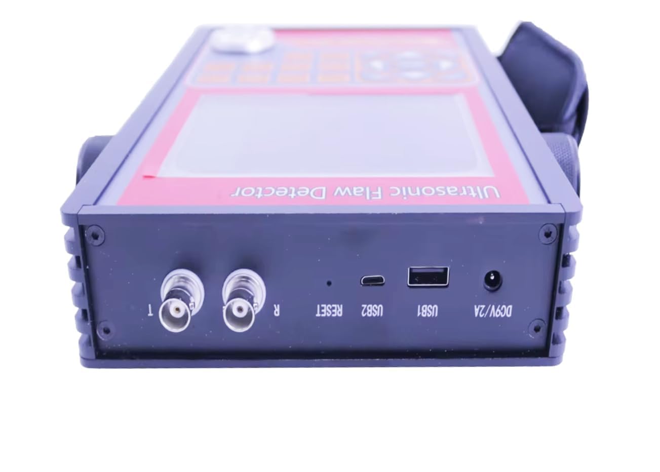 Portable Digital Ultrasonic Flaw Detector Defectoscope with 0-15000mm BNC LEMO Transducer Connections Applied for Weld Steel Component Testing Pipeline Pressure Vessel NDT Inspection