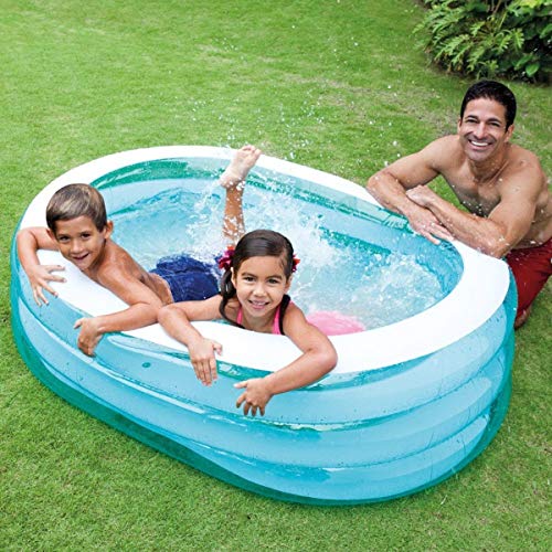 Image of Inflatable Ahoy Pirate Friends Pool, 64 inch L x 42 inch W x 18 inch H (1.63m x 1.07m x 46cm) Inflated - Without Pump