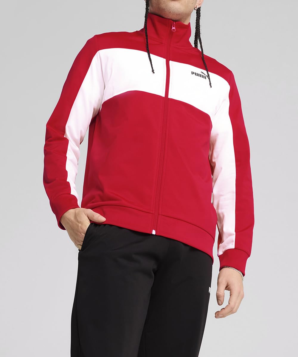 PUMA Chándal de hombre Acetata Poly Colourblock rojo Código 687304-11