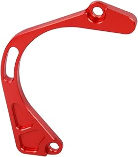 Sprocket Chain Cover Protector de Motor Compatible con Yamaha Raptor 660, 660R, YFM660R (2001-2005), de Aluminio CNC, para ATV Cubierta de Cadena(Red)