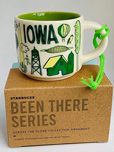 Starbucks Been There Series Iowa Mug Ornamento 2oz miniatura 1