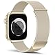 Ersatzarmband Kompatibel mit Apple Watch Armband 40mm 38mm 41mm 42mm 44mm 45mm 46mm 49mm Damen Herren Einstellbar Magnetisch Metall Edelstahl Armbänder für iWatch SE Ultra Series10 9 8 7 6 5 4 3 2 1