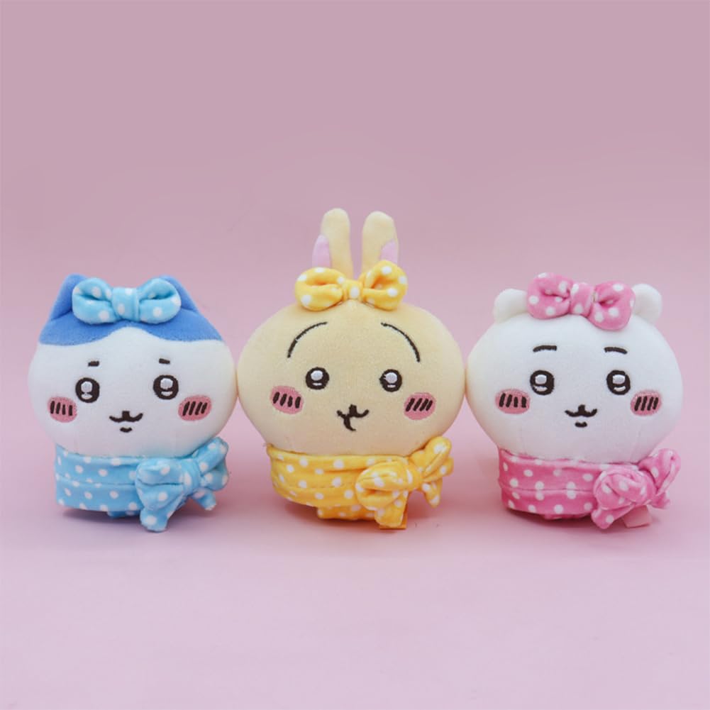 Amazon.co.jp: ちいかわ ハチワレ うさぎ おくるみぬいぐるみ