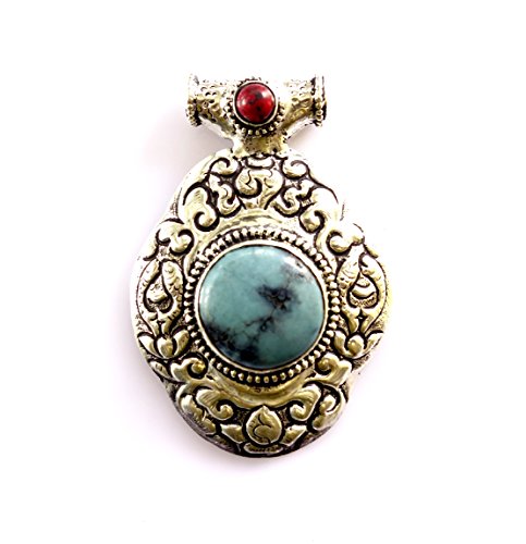 Pendentif turquoise pour look bohème chic et gypsy au quotidien