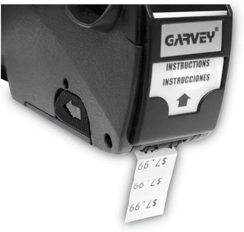 Garvey 090939 Pricemarker Kit, Model 22-7, 1-Line, 7 Characters/Line, 7/16 x 13/16 Label Size