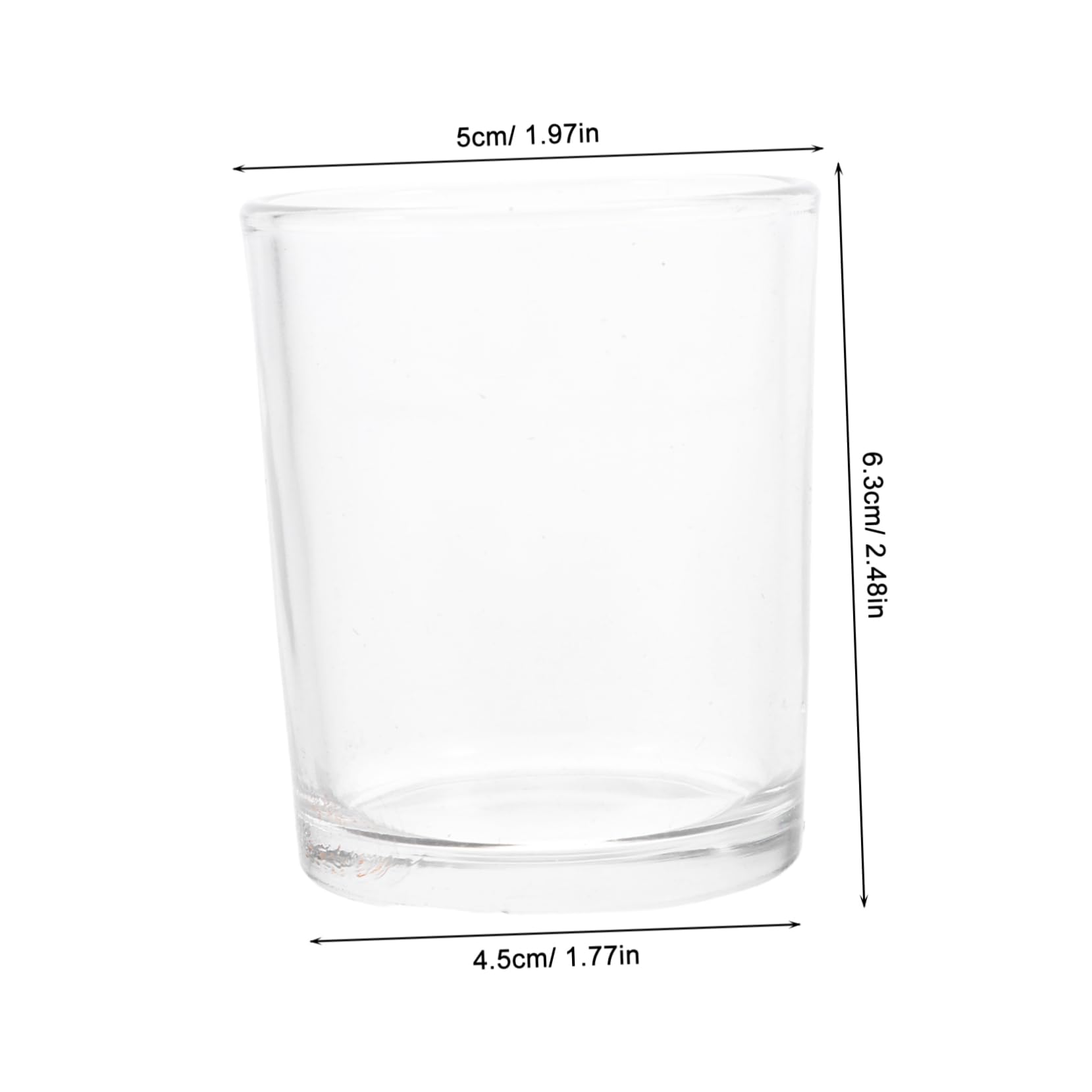 Anneome 12pezzi Da Bere in Vetro Trasparente Piccoli Bicchieri Da Vino Per Feste Per Degustazione Vino Bianco Per e Cocktail