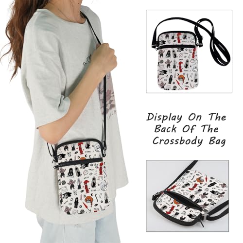JXGZSO Funny Anime Crossbody Bag Anime Lover Gift Anime Themed Crossbody Bag4