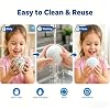 Snowball Stress Ball,Stretchy Fidget Toys for Anxiety Relief Squishy Toys,Realistic Snowball Squeeze Toy for Adults Stress Relief (Snowball 01) #4