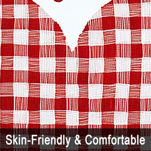 Funda Almohada San Valentín Rectangular Blanca de Terciopelo para Decoración de Dormitorio 5
