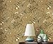 Produktbild CCFENG PVC-Tapete Vintage Alten Vogel Tapete Muster Schlafzimmer Wohnzimmer Hintergrund Vliestapete Pastoralen Tapeten High-End-Aufkleber,CoffeeColor