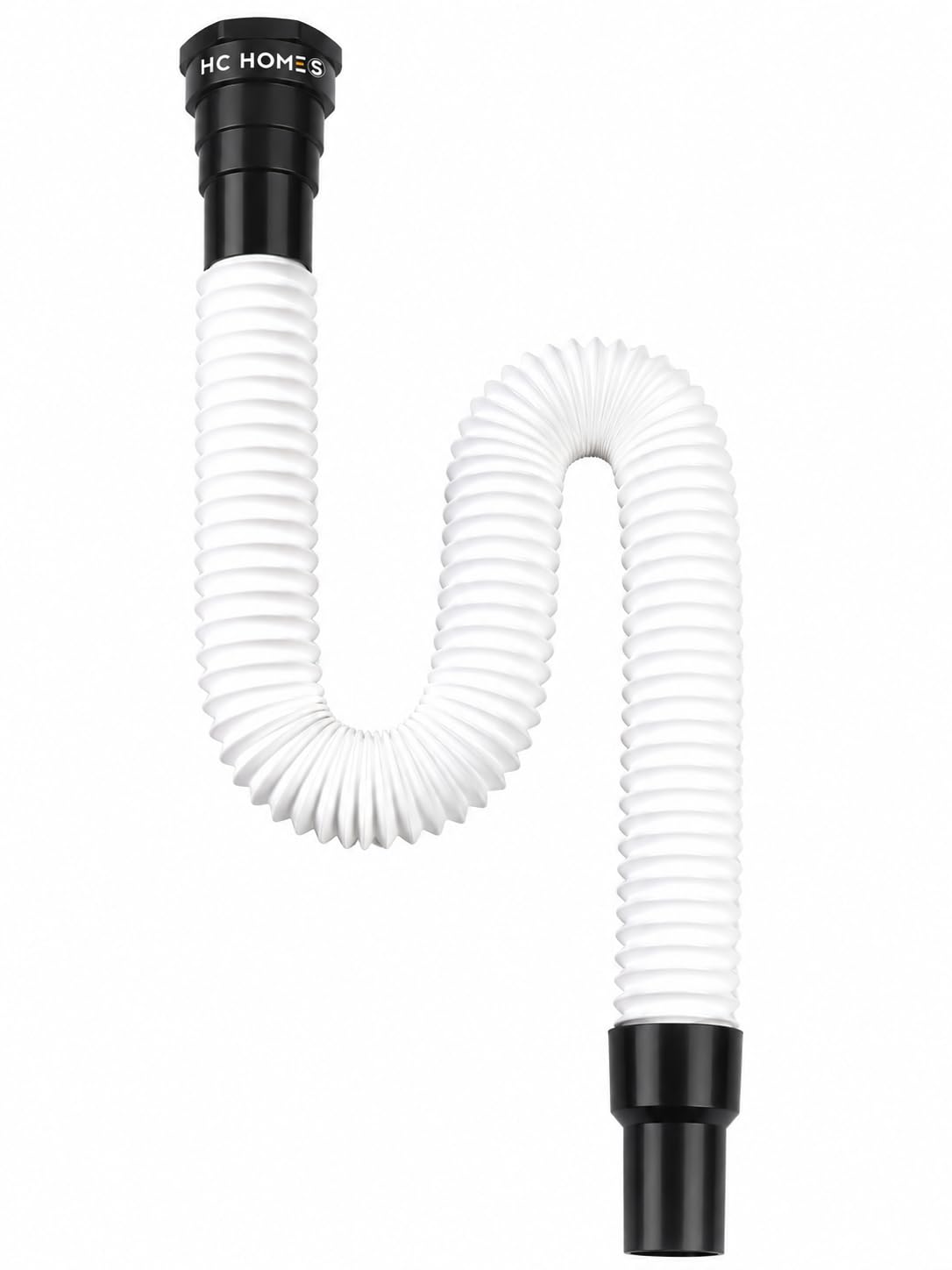 2.9ft Collapsible PVC Waste Pipe for Wash Basin & Kitchen Sink | Flexible Sink Drain Hose | Universal Bathroom & Kitchen Drain Connector | Leak Resistant | Easy DIY Installation (Pack of 1)-image-22