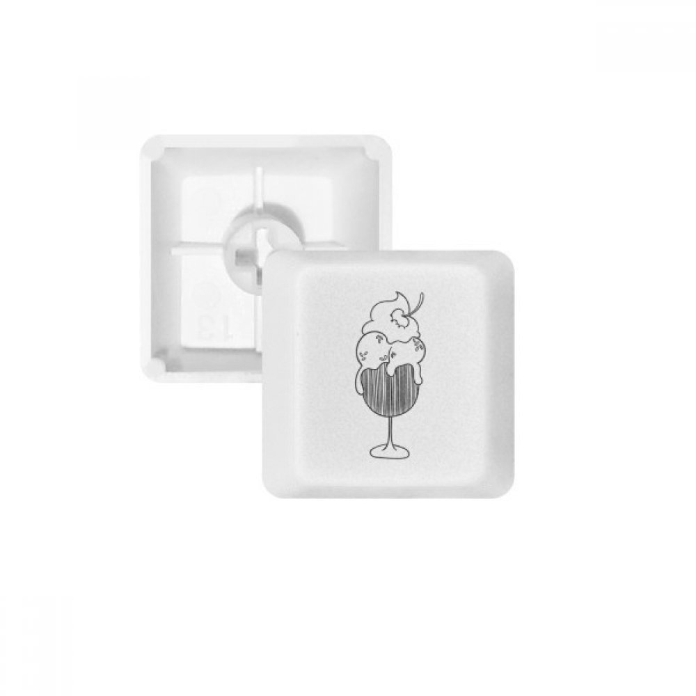 Keycaps PBT sans marquage style Ice Cream pour clavier mécanique - 4