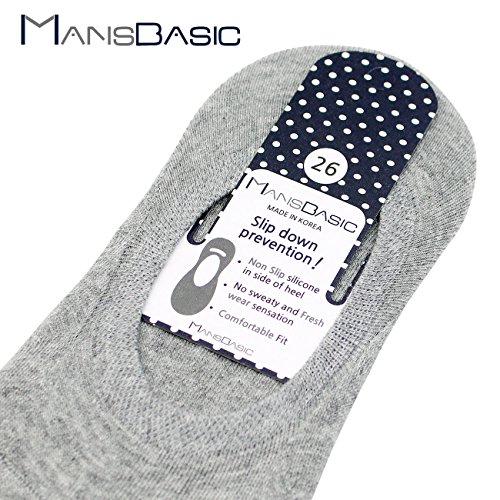 Mens 3 to 8 Pairs Thin No Show Non Slip Flat Invisible Liner Socks3