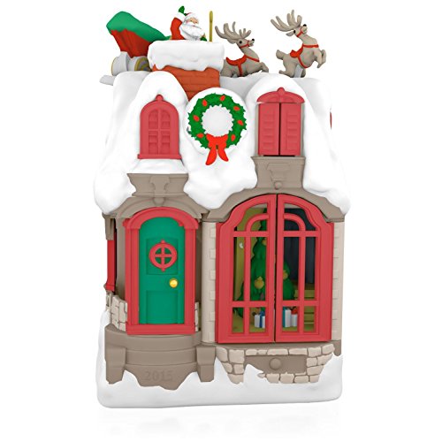 Up on the Housetop Santa Musical Ornament 2015 Hallmark