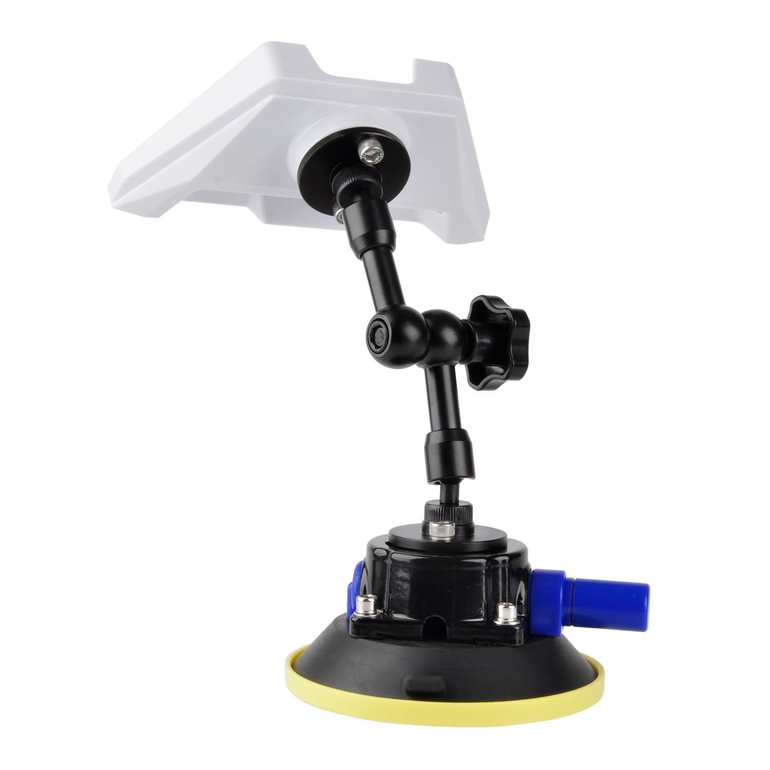 PowGrow Adjustable Mount Compatible with Starlink Mini, Tripod Adapter Mount Bracket with 4.5" Suction Cup, Suction Cup Mount for Windows and Sunroofs