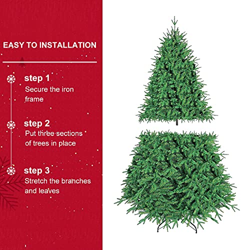Makeatree 4-Ft Artificial Christmas Tree With 821 Tips, Unlit Hinged Spruce Xmas Tree For Indoor Outdoor, Green #TOP4