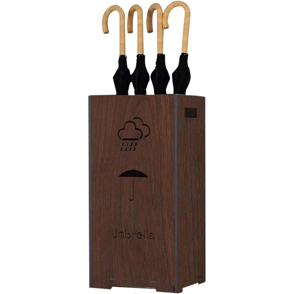SBJKLYRN umbrella stand, Hotel Lobby Umbrella Organizer Bin, Convenient Umbrella Bucket with Handle, Easy to Assemble(A)