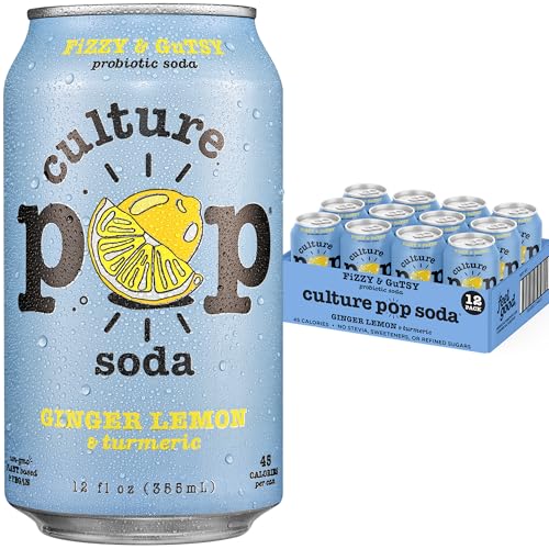 Culture Pop Probiotic Soda (Ginger Lemon)
