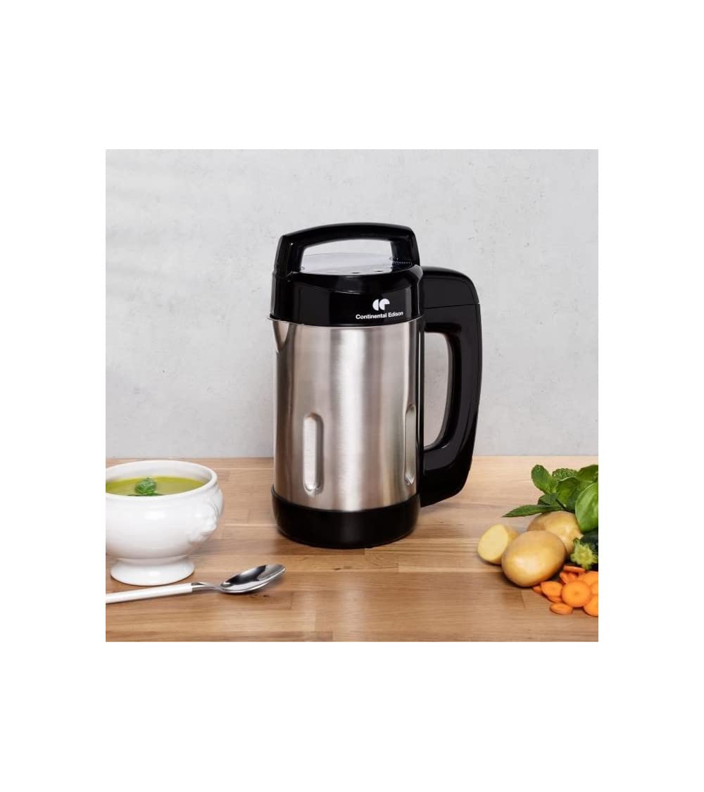 CONTINENTAL EDISON - BC850BL - Blender Chauffant - Noir - 850W - 1,2 litre