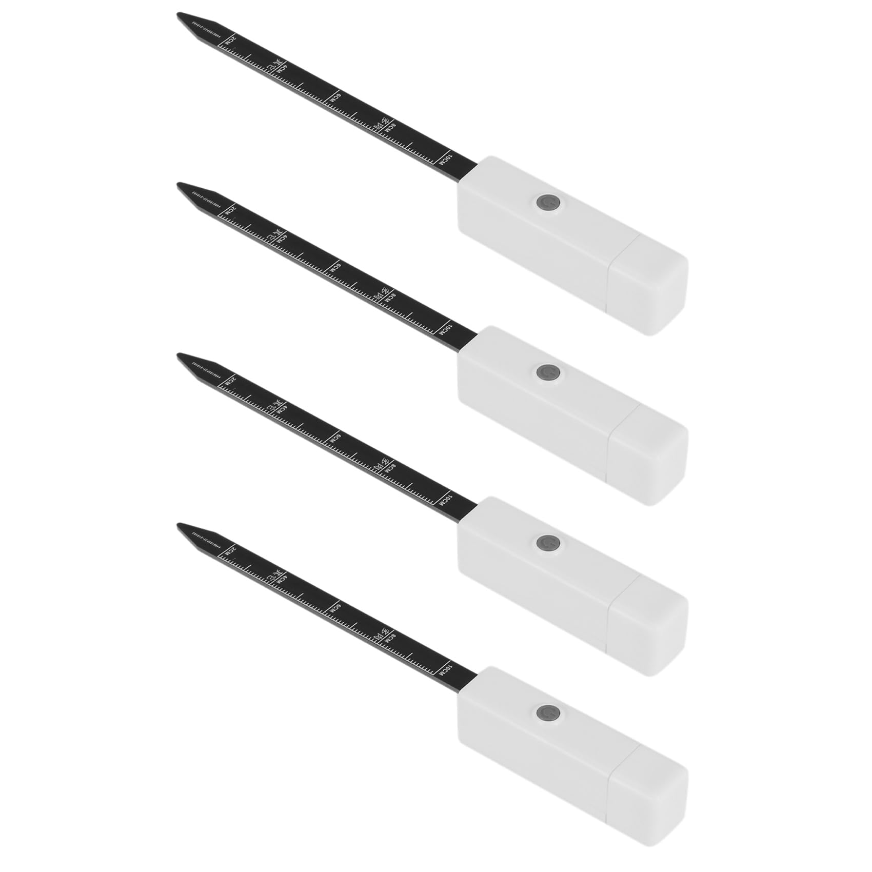Jnchdghwa Black & White 4X Automatic Soil Moisture Meter For Plants,Plant Moisture Meter, Plant Water Meter, House Plant Soil Moisture Meter