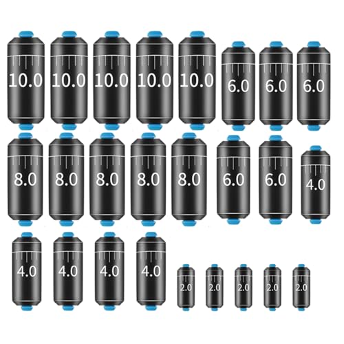 SIRLOMU 25 pièces Plombs de pêche amovibles,...