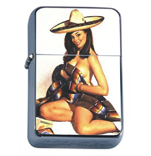 Encendedor Metalico Retro Recargable con Caja miniatura 1