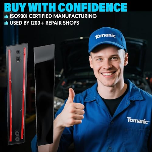 2-Pack B Pillar Front Windshield window door Trim Moldings for 2011-2016 Ford Explorer 4-Door - Direct Fit OEM 926-448 926-449, Driver & Passenger Side, Black by Tomanic - Used condition - Image 6