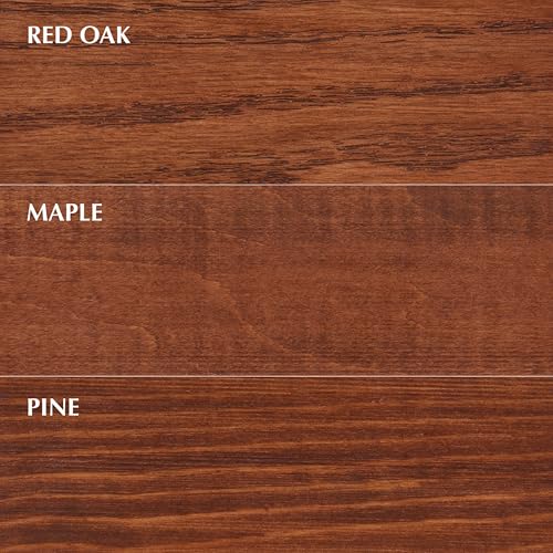 Image of Varathane Total Control Gel Stain | Low Odor Water-Based Formula | Thick Gel Formula for Vertical Surfaces | Ideal for Wood, Metal & Fiberglass | Half Pint | American Walnut