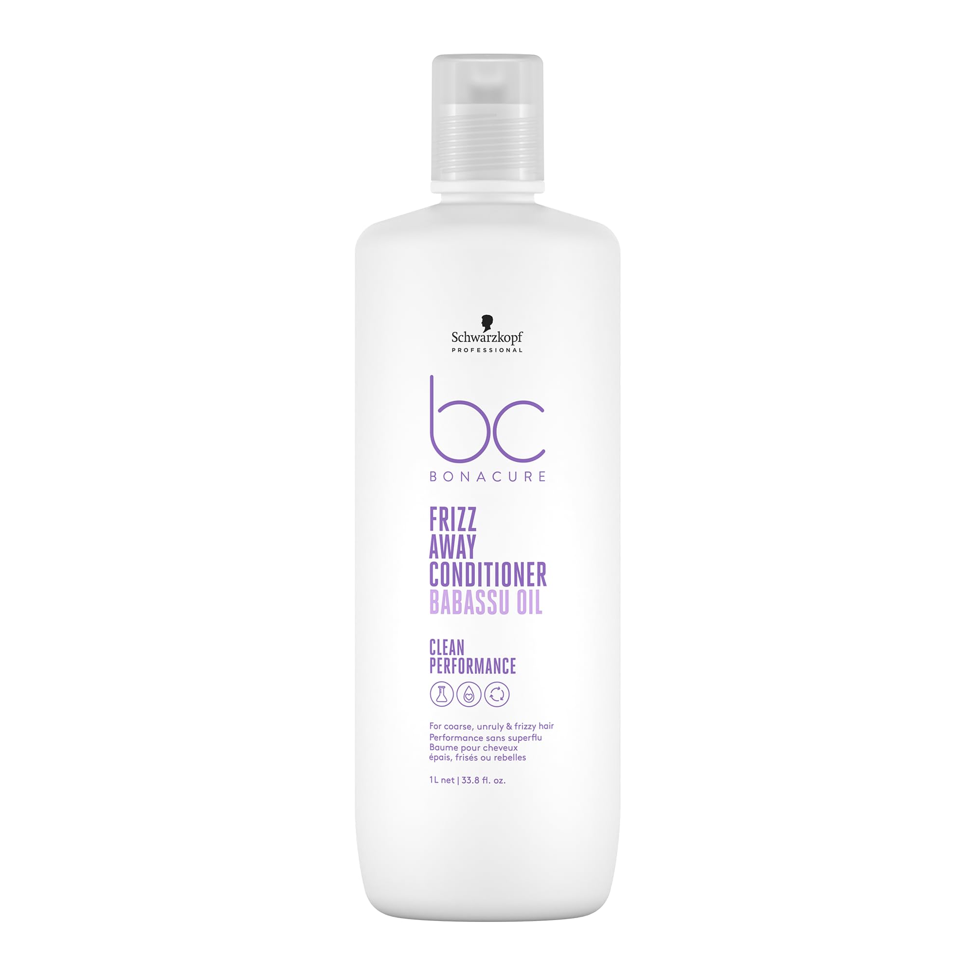 Schwarzkopf Bonacure Frizz Away Conditioner 1000ml, Pack Of 1, 1.0 g