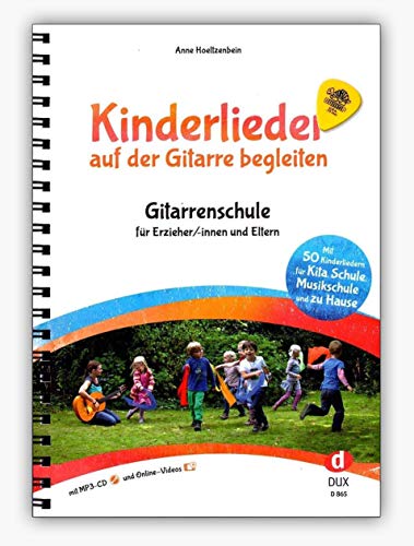 École de guitare pour les enseignants et parents avec 50 chants pour enfants et vidéos