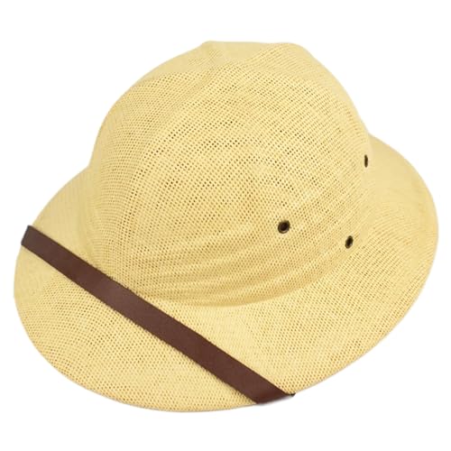 Casque colonial réglable et léger en taille unique pour hommes et femmes en été