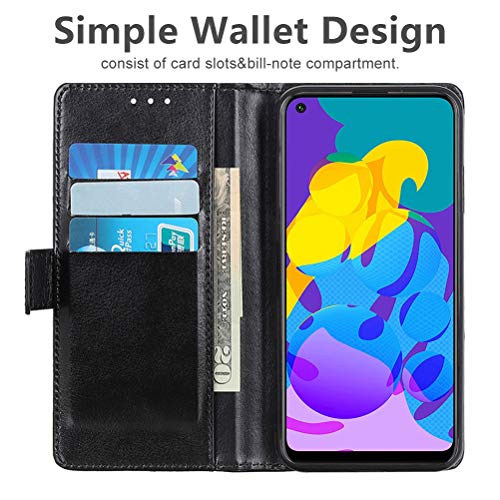 UKDANDANWEI Capa Honor Play 4T, elegante capa flip de couro PU com compartimentos para cartões, fech