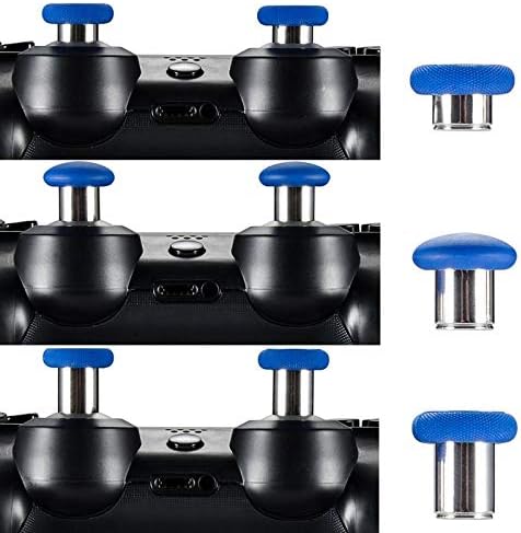 eXtremeRate 8 in 1 Blue Metal Magnetic Thumbsticks for Xbox One, for Xbox Series X|S and PS4 Controller with T8H Cross Screwdrivers