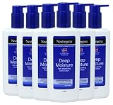 Neutrogena Norwegian Formula Deep Moisture Fast Absorbing Body Lotion for Dry Skin, 8.45 Ounce (Pack