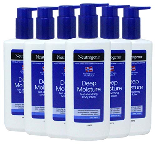 Neutrogena Norwegian Formula Deep Moisture Fast Absorbing Body Lotion For Dry Skin, 8.45 Ounce (Pack Of 6) #TOP16