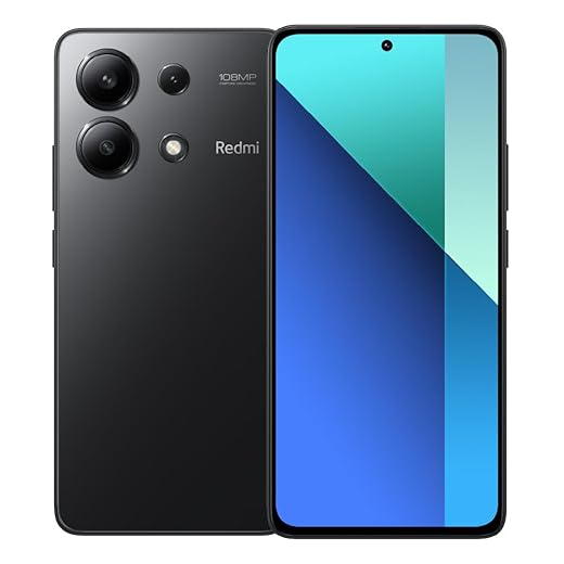 موبايل شاومي ريدمي نوت 13 بشريحتين اتصال بذاكرة رام 6 جيجابايت وذاكرة ROM سعة 128 جيجابايت بشاشة (6.67 بوصة) (4G) - (لون أسود غامق)