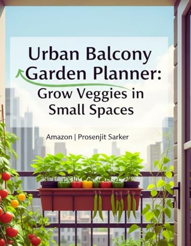 Urban Balcony Garden Planner: Grow Veggies in Small Spaces, Paperback